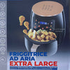 Friggitrice Ad Aria 8 Lt Digitale Extra Large Lcd Touch Control Senza Olio Cottura Sana