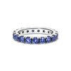 PANDORA  - Anello eternity Sentiero luminoso blue