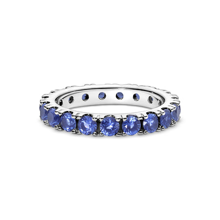 PANDORA  - Anello eternity Sentiero luminoso blue