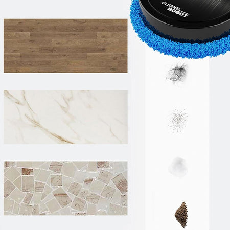 Robot Aspirapolvere Lavapavimenti Automatico Intelligente Silenzioso Interruttore A Pulsante