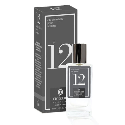 Profumo Corpo Eau De Toilette Per Uomo N°12 Da 50 Ml Fragranza Fresca Minimalista 005656