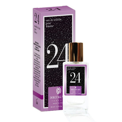 Profumo Corpo Eau De Toilette Da Donna N°24 50ml Fragranza Seducente Misteriosa 009227