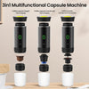Macchina Per Caffè Espresso Capsule Elettrica Portatile 3in1 Ricaricabile Ufficio Viaggi