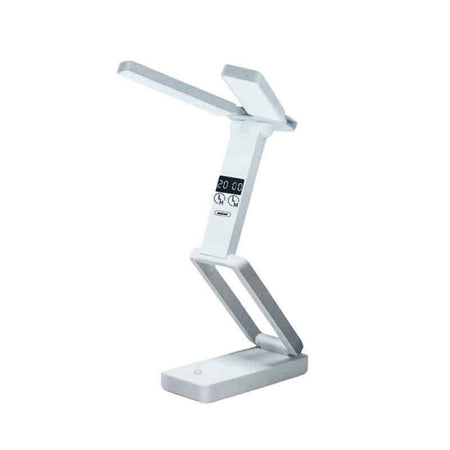 Lampada Da Scrivania A Led Ricaricabile Usb Pieghevole Portatile Con Display Q-led169