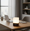 Lampada Da Tavolo A Led Con Luce Notturna Display Design Elegante Moderno Q-led314