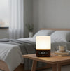 Lampada Da Tavolo A Led Con Luce Notturna Display Design Elegante Moderno Q-led314