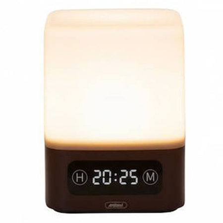Lampada Da Tavolo A Led Con Luce Notturna Display Design Elegante Moderno Q-led314
