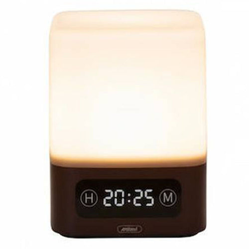Lampada Da Tavolo A Led Con Luce Notturna Display Design Elegante Moderno Q-led314