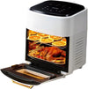 Friggitrice Ad Aria Multifunzione Forno 15lt Senza Olio Cestello Antiaderente 10 Programmi