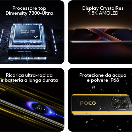 Poco x7 8+256gb 6.67 5g Silver ds eu