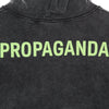 PROPAGANDA Felpa Leggera Cappuccio Uomo Logo Hoodie Stone Washed da uomo