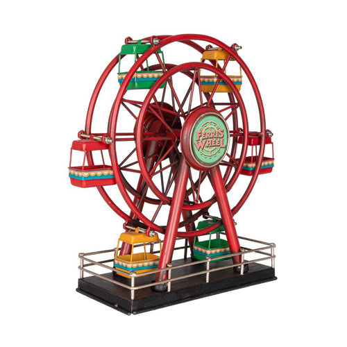 Decorazione Linden Ruota Panoramica in metallo per decorazione natalizia h 31,5 cm