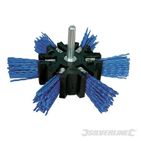 Silverline Spazzola ad alette in nylon fina e grossa ideale per sbavature Offerta 3pezzi freeshipping - Eternal Brico
