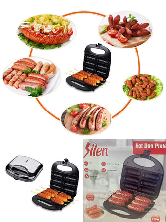 Piastra Elettrica Antiaderente Multifunzione 750w Calore Uniforme Per Corn Dog Hot Dog