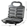 Piastra Elettrica Antiaderente Multifunzione 750w Calore Uniforme Per Corn Dog Hot Dog