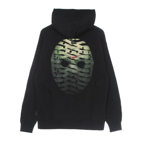 PROPAGANDA Felpa Cappuccio Uomo Ribs Icon Mask Hoodie Black da uomo