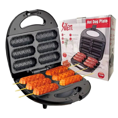 Piastra Elettrica Antiaderente Multifunzione 750w Calore Uniforme Per Corn Dog Hot Dog