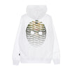PROPAGANDA Felpa Cappuccio Uomo Ribs Icon Mask Hoodie White da uomo