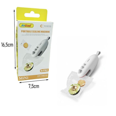 Mini Macchina Sigillatrice Per Sacchetti Portatile Doppia Funzione Ricaricabile Q-fk2