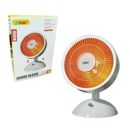 Riscaldatore Al Quarzo Per Interni Portatile Ricaricabile Regolabile Da Tavolo 1000w Q-nf1000