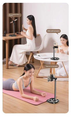 Supporto Da Tavolo Per Telefoni Cellulari Tablet Con Clip Rotazione Regolabile Q-zj020