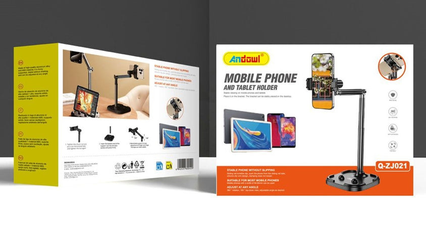 Supporto Da Scrivania Tavolo Per Cellulare Tablet Pieghevole Portatile Regolabile Q-zj021