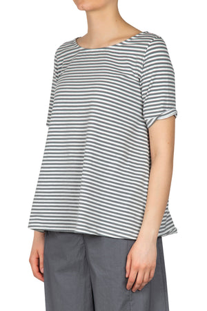 NEIRAMI Neirami - T-shirt - 450089 - Bianco/Grigio da donna