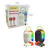 Altoparlante Karaoke Bluetooth Wireless Portatile Con Microfoni Effetti Luce Rgb Q-yx133