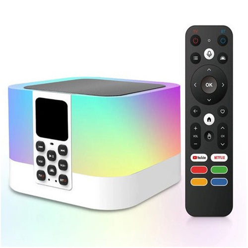Tv Box 8k Ultra Hd Altoparlante Bluetooth Android 15 Wifi 6 Illuminazione Rgb Tv6 Mate