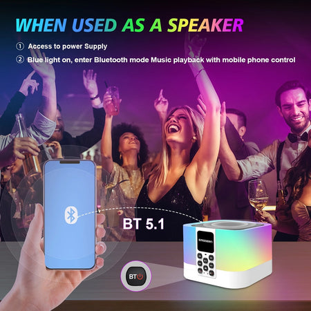 Tv Box 8k Ultra Hd Altoparlante Bluetooth Android 15 Wifi 6 Illuminazione Rgb Tv6 Mate