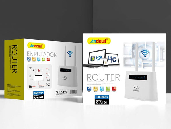 Router Wi-fi 5 Wireless 4g Lte Velocità 1200mbps Batteria Da 4400 Mah Portatile Q-a101