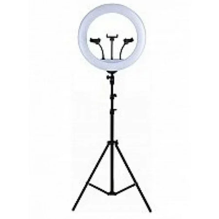 Luce Ad Anello Led Con Staffa Treppiede Telecomando Supporto Smartphone Foto Set Q-1800