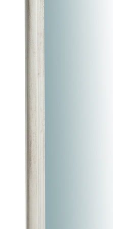 Biscottini Specchiera da parete in legno finitura bianco anticato L35xH3xL84 cm Made in Italy