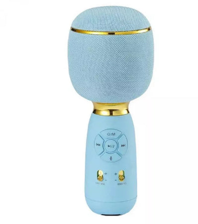 Microfono Altoparlante Wireless Bt Portatile 4 In 1 Per Karaoke Effetti Vocali Q-mc1885