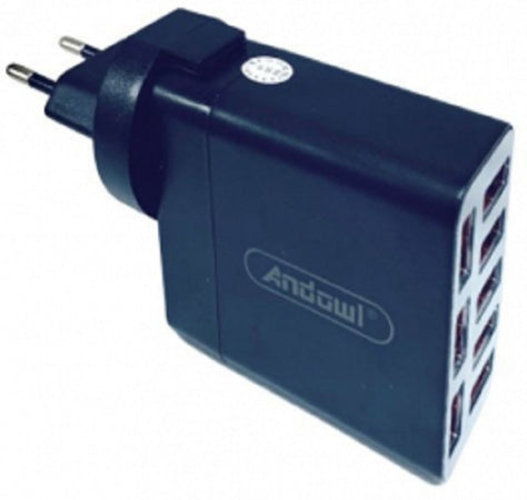 Caricabatterie Adattatore Alimentazione Da Rete Con 8 Porte Usb Qc Qualcomm 3.0 X82