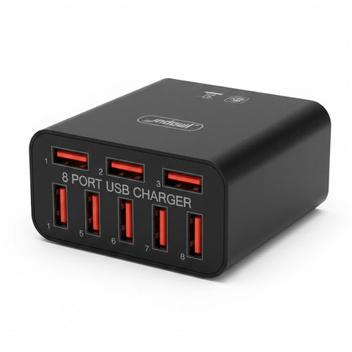 Caricabatterie Adattatore Alimentazione Da Rete Con 8 Porte Usb Qc Qualcomm 3.0 X82