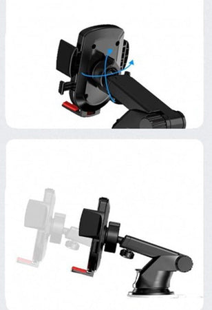 Supporto Per Telefono Portacellulare Da Auto Q-z002 Con Ventosa Regolabile Rotazione 360°