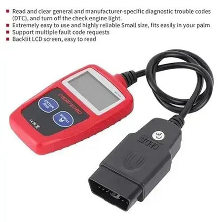 Scanner Diagnostico Obdii/eobd Diagnostica Digitale Per Auto Con Display Lcd Cavo Q-gz037