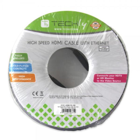 Cavo HDMI High Speed con Ethernet A/A M/M 4K 25m Nero