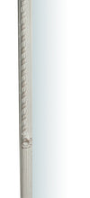 Biscottini Specchiera da parete in legno finitura bianco anticato L40xPR4,5x90 cm Made in Italy