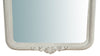 Biscottini Specchiera da parete in legno finitura bianco anticato L40xPR4,5x90 cm Made in Italy