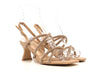 KHARISMA Sandalo Donna Strass Rosa Oro