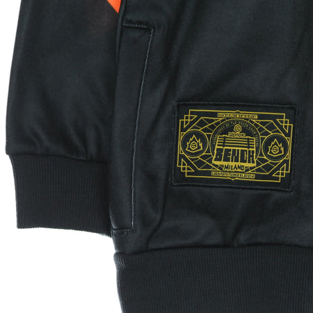 DOLLY NOIRE Felpa Cappuccio Uomo Bench Duomo Rovesciato Hoodie Over Bosco/red da uomo