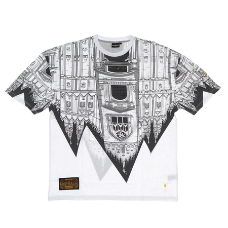 DOLLY NOIRE Maglietta Uomo Bench Duomo Rovesciato Tee White/grey da uomo