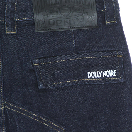 DOLLY NOIRE Jeans Uomo Cargo Long 903 Denim Pants Denim Blue da uomo
