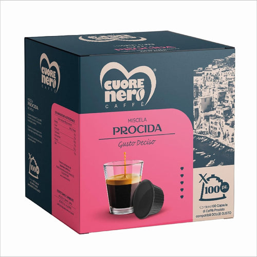 Cuore Nero Capsule Comp. Dolce Gusto Procida 100pz