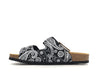 GRUNLAND Ciabatte donna due fasce CB2671 Nero