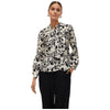 Vero Moda camicia bianca nera Ivone 10301042