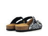 GRUNLAND Ciabatte donna due fasce CB2671 Nero