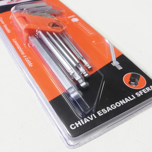 Chiavi esagonali set da 9 pezzi